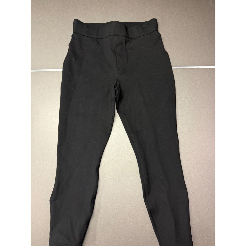 Spanx The Perfect Pant Ankle 4-Pocket Black Petite Medium PMP Slim Leg Pull On